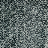 8' X 8' Black and Gray Leopard Round Shag Handmade Non Skid Area Rug