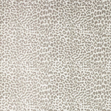 5' X 8' Beige and Cream Leopard Print Shag Handmade Non Skid Area Rug