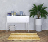 3' X 5' Gold Gazelle Print Shag Handmade Non Skid Area Rug