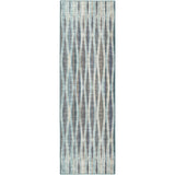 3' X 8' Blue Ombre Tufted Handmade Runner Rug
