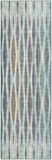 3' X 10' Blue Ombre Tufted Runner Rug