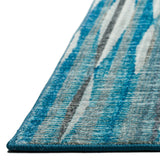 2' X 3' Blue Ombre Tufted Handmade Area Rug