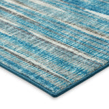 3' X 10' Blue Ombre Tufted Runner Rug