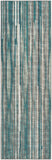 3' X 10' Blue Ombre Tufted Runner Rug