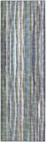 3' X 10' Purple Ombre Tufted Runner Rug