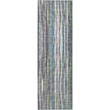 3' X 10' Purple Ombre Tufted Runner Rug