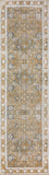 2' X 8' Brown Oriental Distressed Non Skid Runner Rug