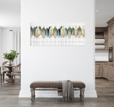 Blue Butterfly Moth Unframed Wood Wall Art