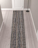 3' X 12' Brown Ombre Tufted Handmade Runner Rug