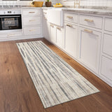 6' Brown Round Ombre Tufted Handmade Area Rug