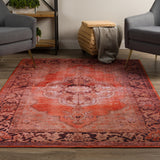 6' Purple Round Ombre Tufted Handmade Area Rug