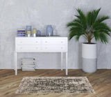 3' X 5' Black Oriental Area Rug With Fringe
