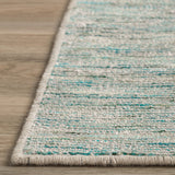 10' Green Square Wool Hand Loomed Handmade Area Rug