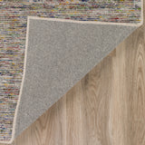 12' X 18' Grey Blue And Yellow Wool Hand Loomed Handmade Area Rug