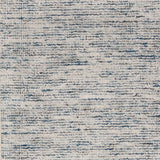 6' X 9' Blue Wool Hand Loomed Handmade Area Rug