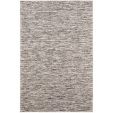 10' Black Round Wool Hand Loomed Handmade Area Rug