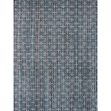 8' X 10' Blue And And Charcoal Hand Loomed Area Rug
