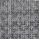 5' X 8' Dark Grey And Silver Plaid Cross Hand Loomed Area Rug