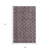 9' X 12' Rust And Tan Medallion Hand Loomed Area Rug