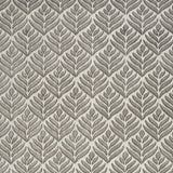 5' X 8' Charcoal Floral Stain Resistant Non Skid Area Rug