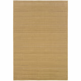 7' x 10' Beige Stain Resistant Indoor Outdoor Area Rug