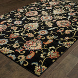2' X 8' Green Southwestern Power Loom Stain Resistant Runner Rug