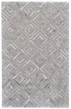 10' X 13' Gray Taupe And Ivory Geometric Hand Woven Area Rug