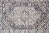 12' X 18' Green Gray And Ivory Abstract Power Loom Distressed Area Rug
