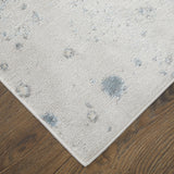 2' x 3' Gray Abstract Area Rug