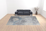 12' x 15' Blue Abstract Area Rug