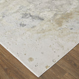 9' x 12' Gray Abstract Area Rug