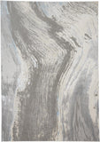 8' Gold and Ivory Floral Runner Rug