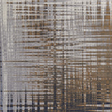 8' X 10' Blue Orange And Gray Abstract Power Loom Area Rug
