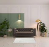 5' X 7' White Shag Area Rug
