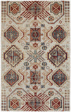 13' X 15' Abstract Power Loom Distressed Area Rug