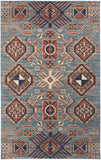 13' X 15' Abstract Power Loom Distressed Area Rug