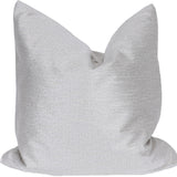 22" X 22" Silver Polyester Zippered Pillow