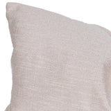 13" X 21" Beige Polyester Zippered Pillow