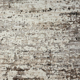 2' X 10' Beige Abstract Distressed Runner Rug