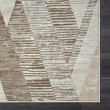 5' X 8' Gray Geometric Area Rug