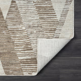 5' X 8' Gray Geometric Area Rug