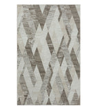 8' X 10' Gray Geometric Area Rug