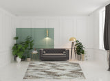8' X 10' Gray Geometric Area Rug