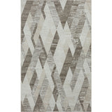 9' x 12' Gray Geometric Area Rug