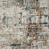 10' X 14' Gray Abstract Distressed Area Rug