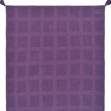 Blue Woven Cotton Solid Color Throw Blanket