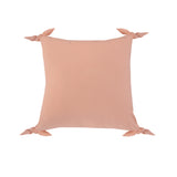 20" X 20" Blush Pink 100% Cotton Zippered Pillow