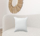 20" X 20" Cream And Beige 100% Cotton Zippered Pillow