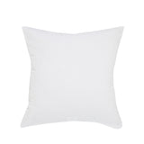 20" X 20" White And Silver 100% Cotton Animal Print Zippered Pillow