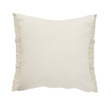 20" X 20" Navy Red And Tan 100% Cotton Striped Zippered Pillow